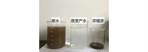 切削液废液低温蒸发前后