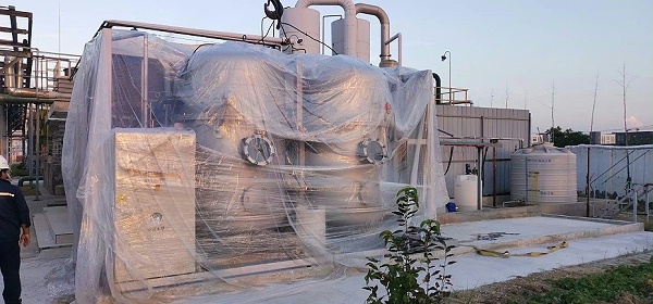 垃圾渗滤液处理项目现场