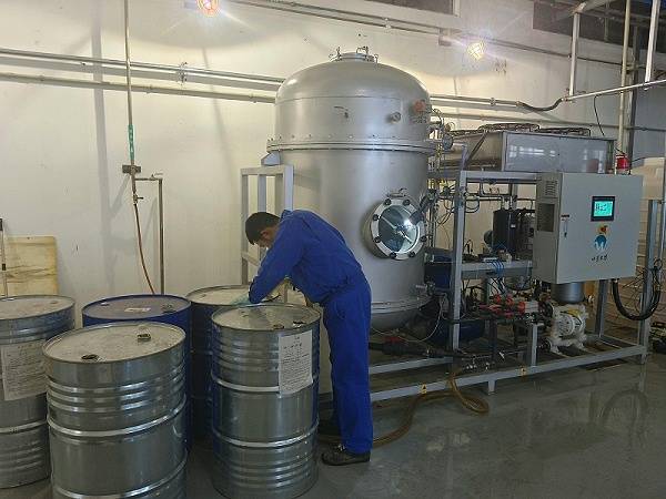 切削液低温蒸发器项目现场