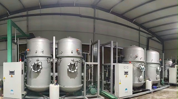 低温蒸发高盐废水处理项目现场